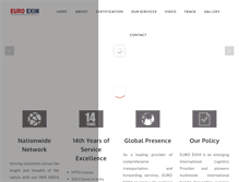Tablet Screenshot of euroeximindia.com